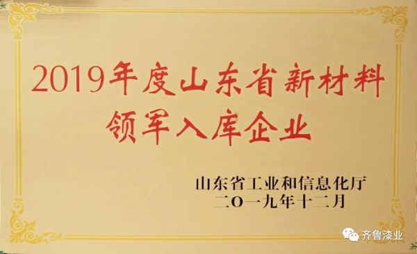 再傳捷報(bào)：齊魯漆業(yè)榮膺山東省新材料領(lǐng)軍入庫企業(yè)